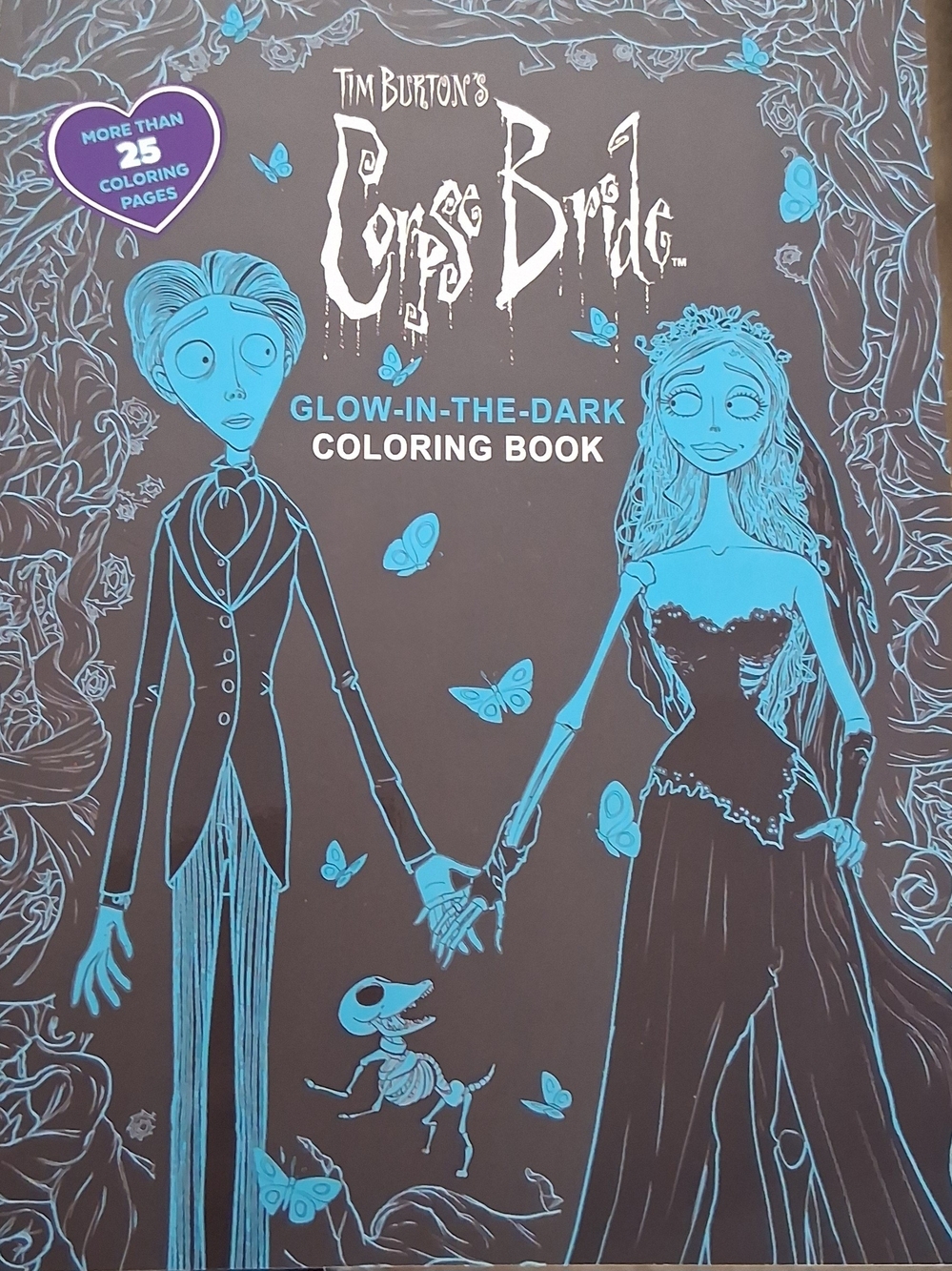 New Corpse Bride Glow-in-the-Dark Coloring Book